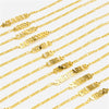 A collection of gold stainless steel zodiac constellation charm bracelets displayed on a white background.
