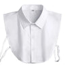 White detachable decorative collar for shirts and sweaters