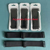 Three clear plastic pouches containing adjustable elastic bands for wig edges.