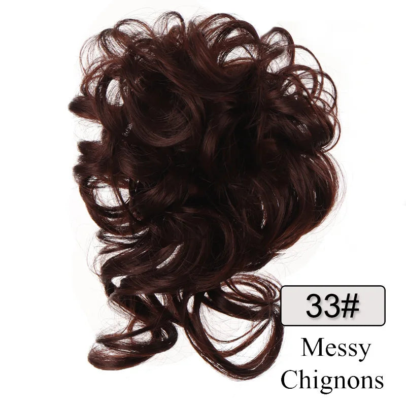 Messy Synthetic Hairpiece Bun for Women