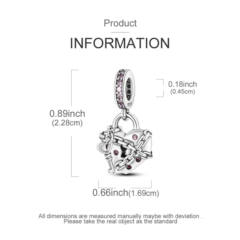 A sterling silver star moon charm bracelet with a heart pendant shown against a white background.