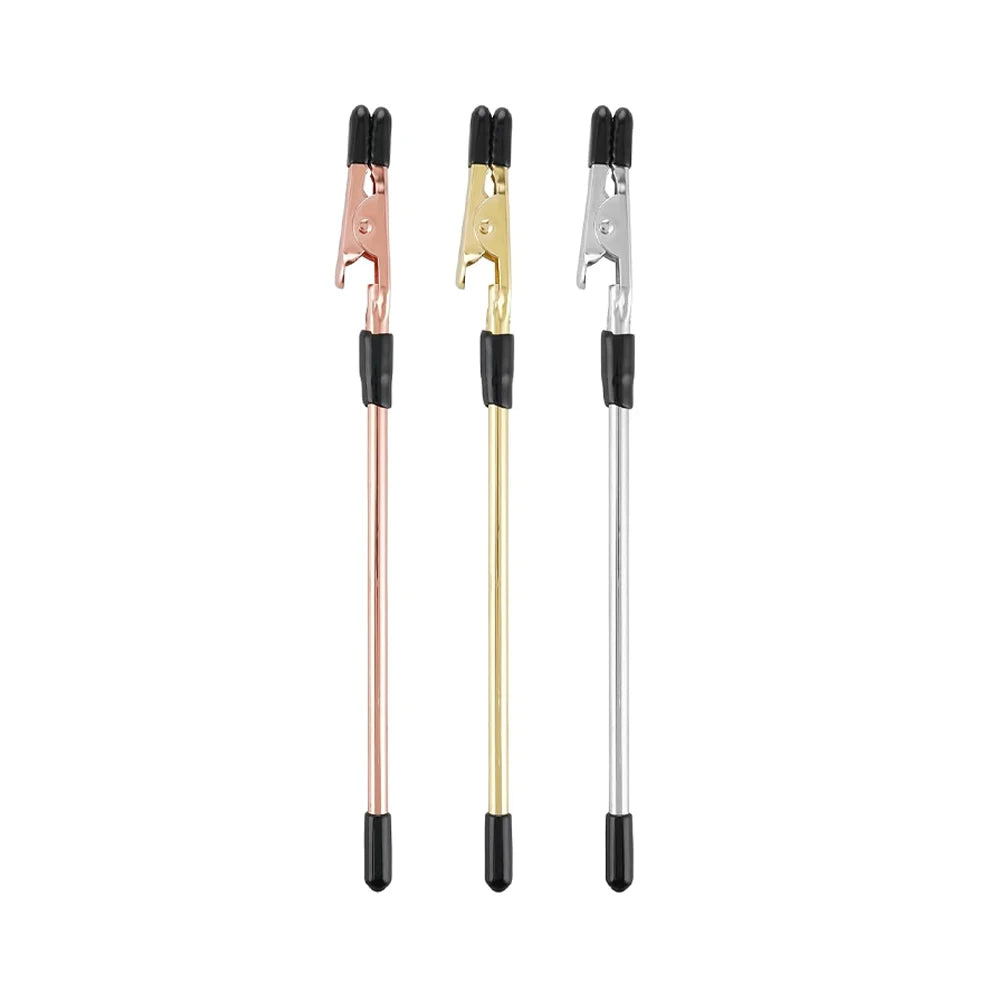 Drei Präzisionsarmbandverschlusswerkzeuge in Roségold-, Gold- und Silberfinish.