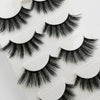 A set of handmade mink strip eyelashes displayed on a white background.