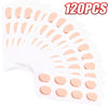 120 almohadillas nasales anti-resbalantes reutilizables para gafas en color melocotón claro