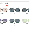 Six pairs of selective color sunglasses C1 through C6 displayed side by side.