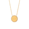 A gold-plated rectangle pendant necklace featuring the number 11:11, suspended from a delicate gold chain.