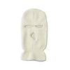Cremefarbene Strick-Balaclava oder Skimaske mit Gesichtsschlitz