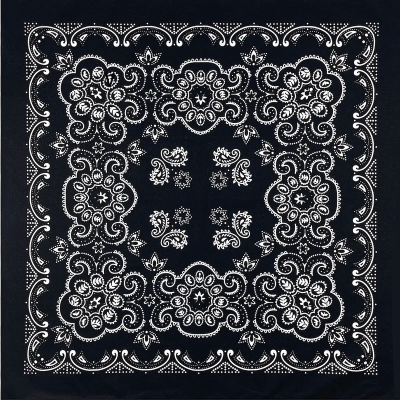 Black and white line art embroidery pattern on a dark background.