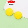 Ten yellow silicone eyeglass grips packaged in five sets