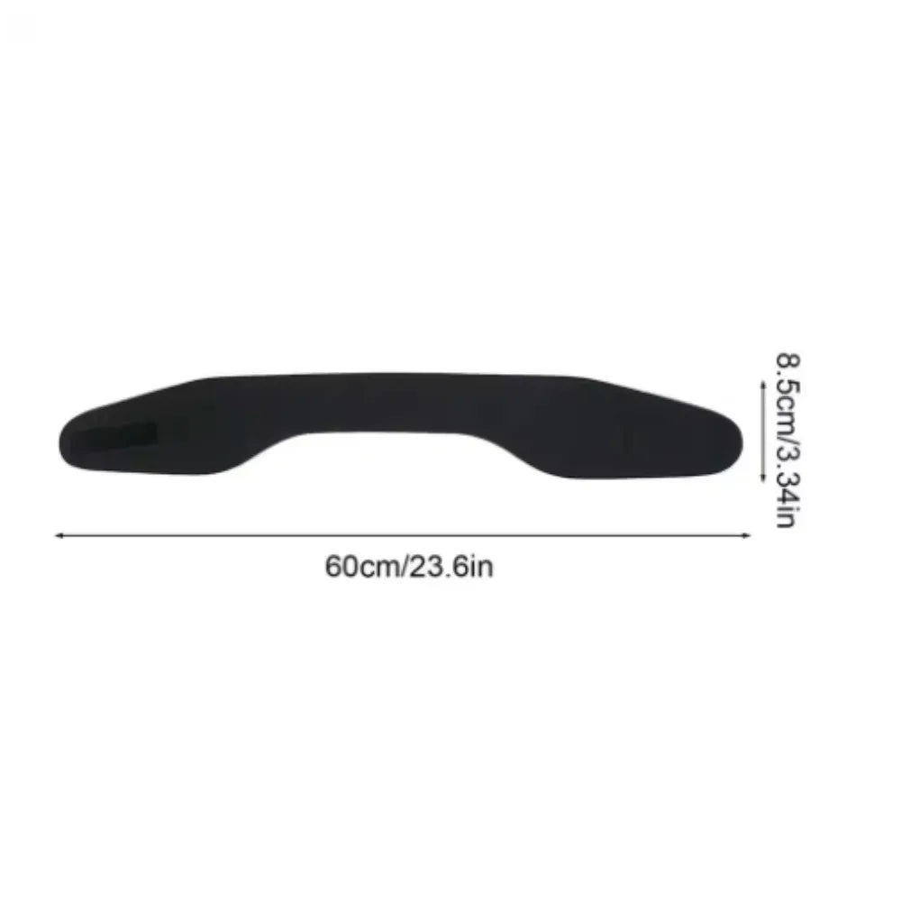 Black adjustable swimming headband for water sports