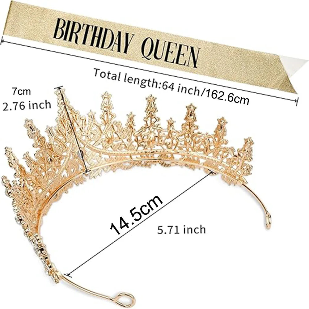 Crystal Queen Tiara Hair Accessory
