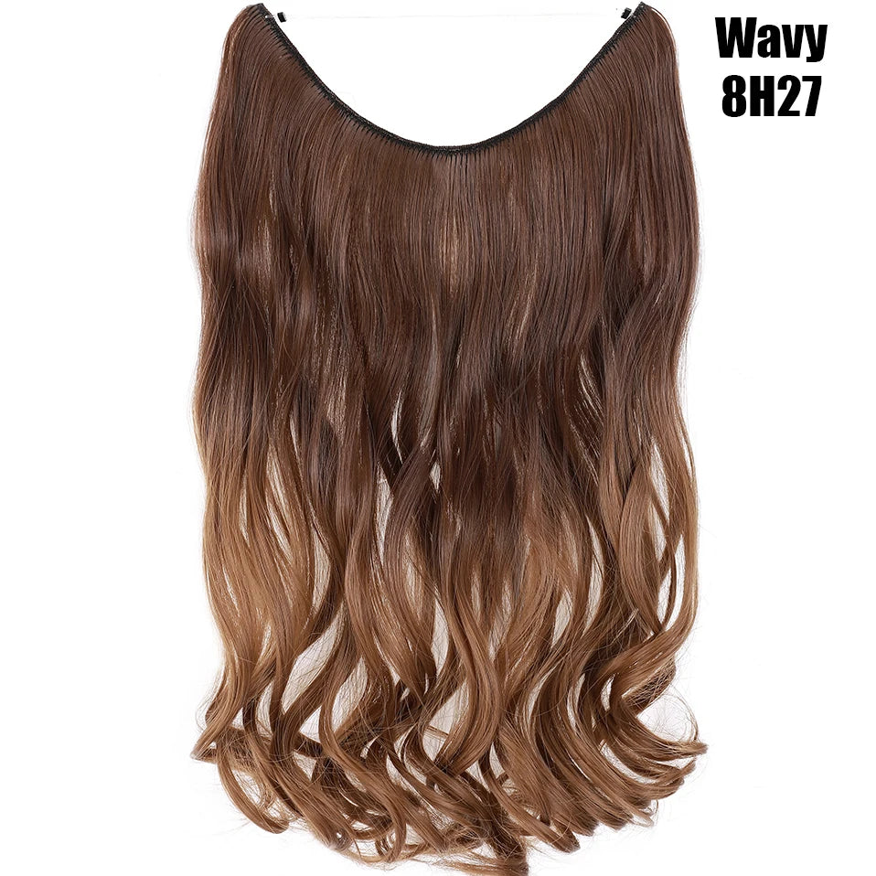 20-Inch Synthetic Invisible Wire Hair Extensions