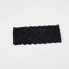 Black floral lace hair headband for women