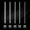 A set of disposable sterile piercing needles in various gauges from 12G to 20G displayed vertically.