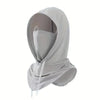 A light gray 360° lightweight sun protection hood displayed against a white background.