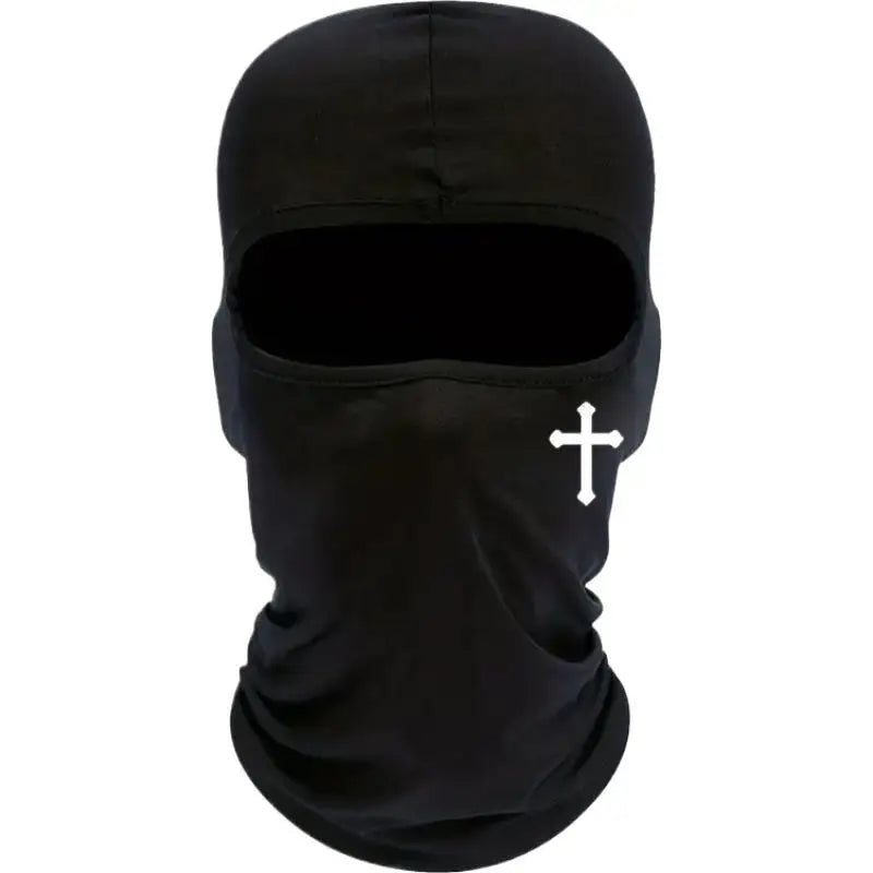 Mascarilla balaclava deportiva y de invierno negra facial completa