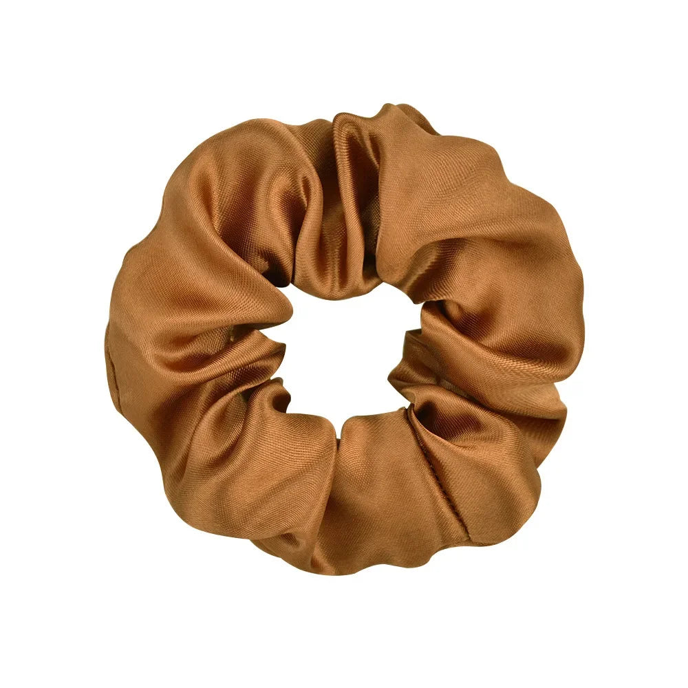 Colorful Satin Scrunchies for Hair