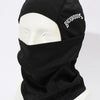 Black breathable windproof balaclava hat worn by a mannequin.