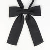 Black classic butterfly ribbon tie set for students