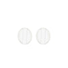 Pair of clear invisible silicone ear hooks designed for glasses