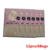 A set of 12 invisible HD wig caps packaged in 6 bags for natural hair
