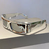Y2K Metallic Rim Sunglasses