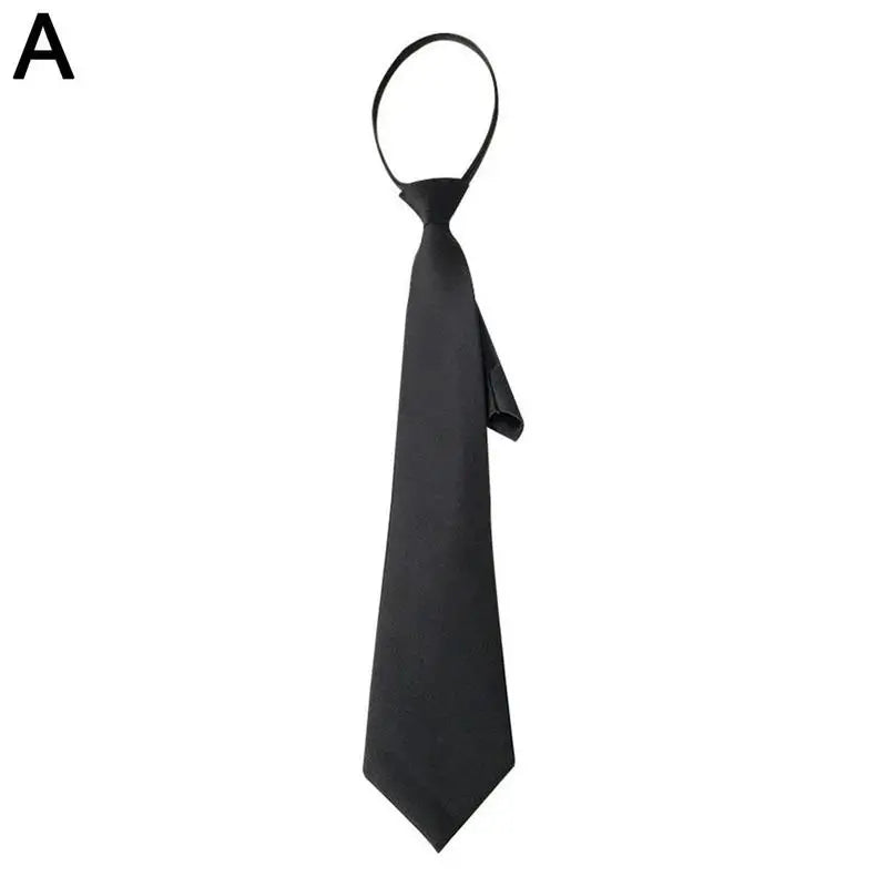 A black detachable decorative collar for shirts and sweaters.
