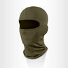 Balaclava/forro de casco de seda de hielo transpirable verde oliva