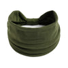 Olive green boho knot headwrap hair band for women