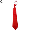 A bright red necktie is shown against a white background.