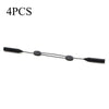 Four black silicone anti-slip eyeglass straps for secure retainer attachment.