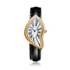 Retro Y2K Quartz Watch with Irregular Face