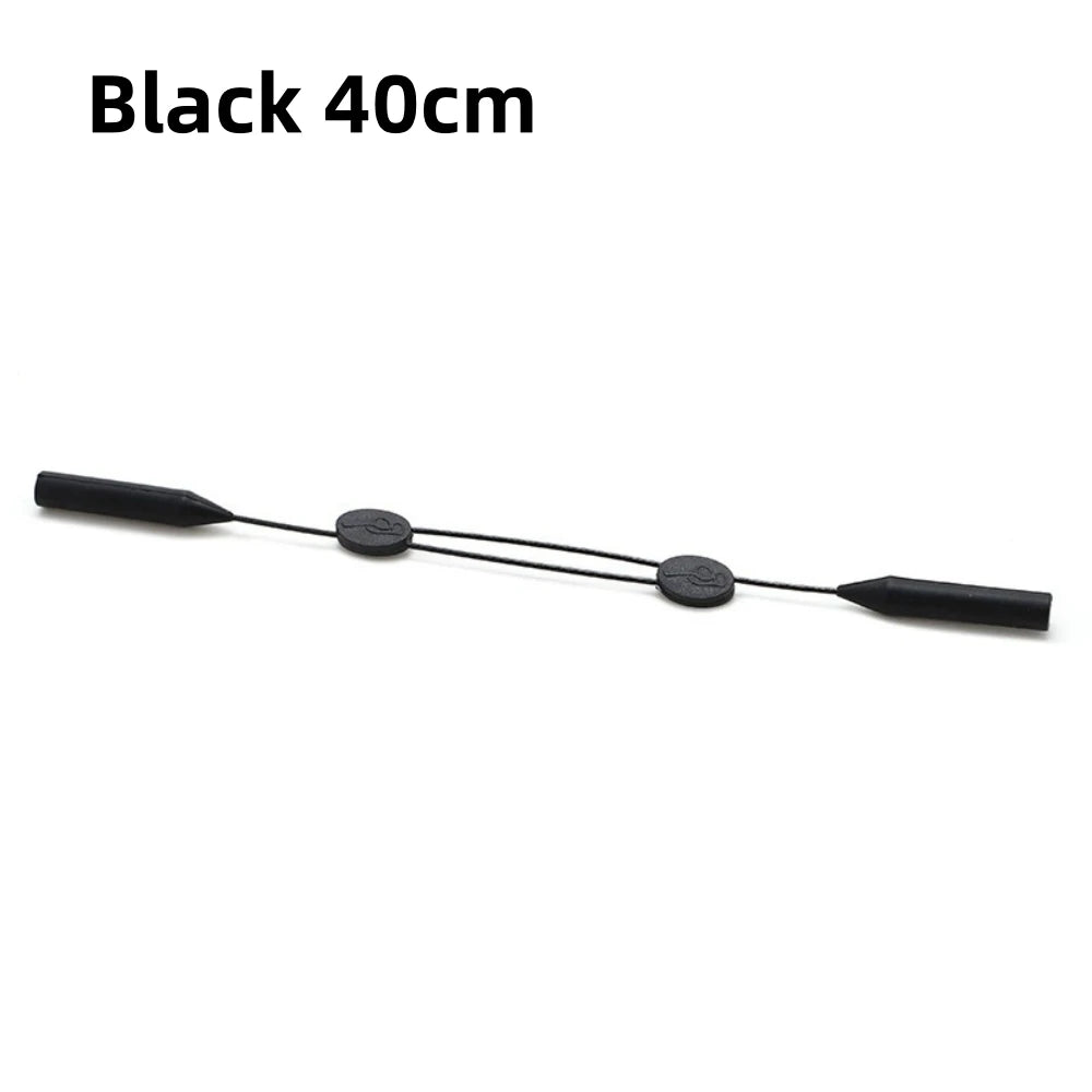 Black 40cm universal adjustable eyewear retainer strap