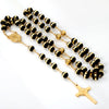 Stainless Steel Virgin Mary Cross Necklace with Extender Chain