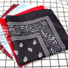 Unisex Black Fashion Bandana Scarf